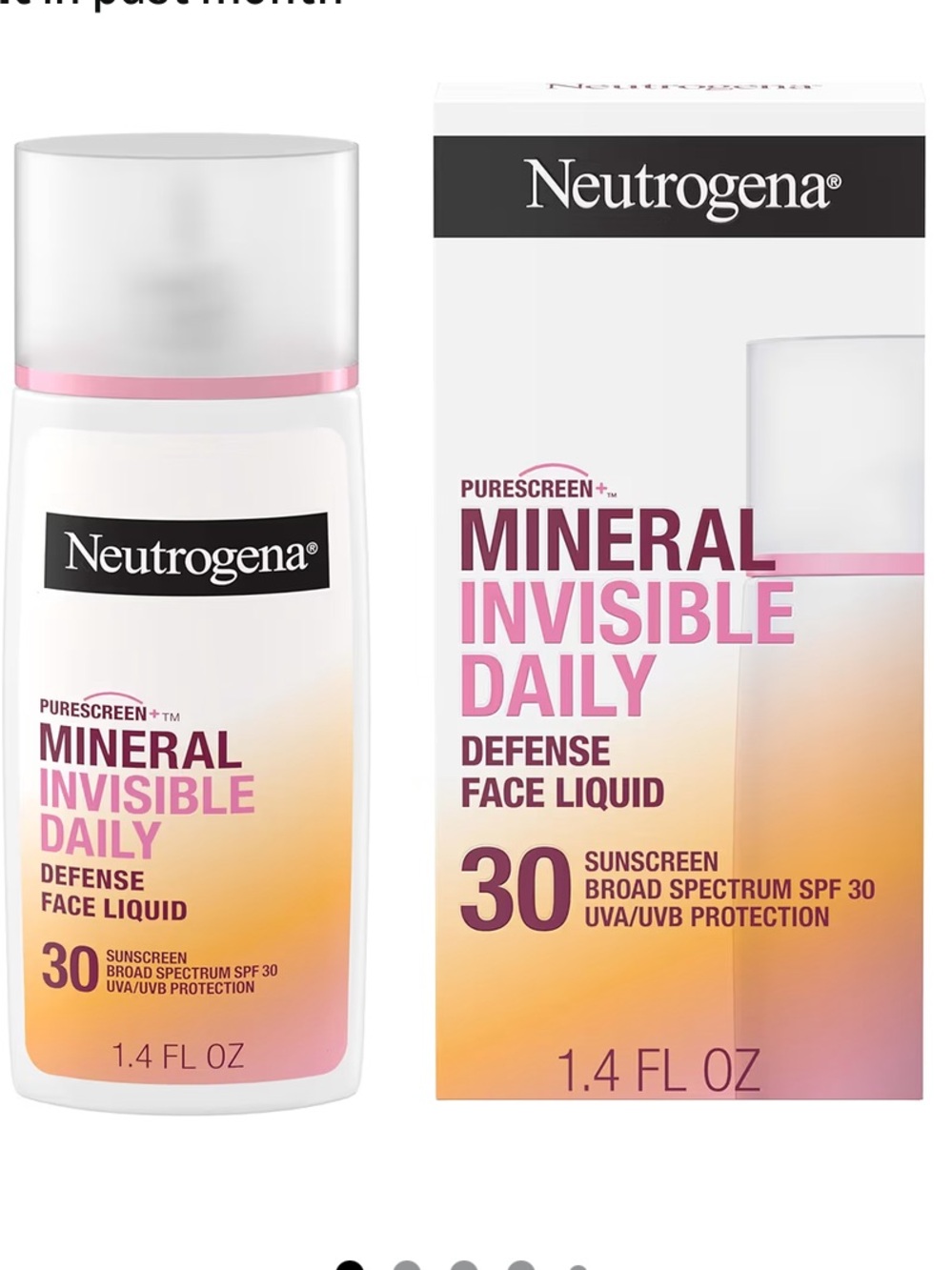 Neutrogena Purescreen+ Invisible Daily Defense Face Liquid, SPF 30